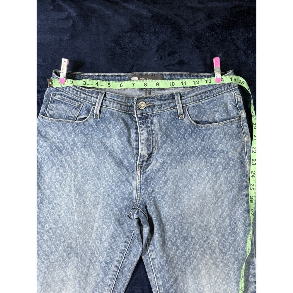 Levi's Mid Rise Skinny Two Tone Diamond Jeans‎ Size 10 - Picture 9 of 16
